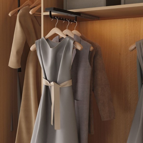 Soporte Perchas Extraíble Chic para Armario