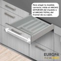 Cajón Cocina Cubertero PVC Gris Europa