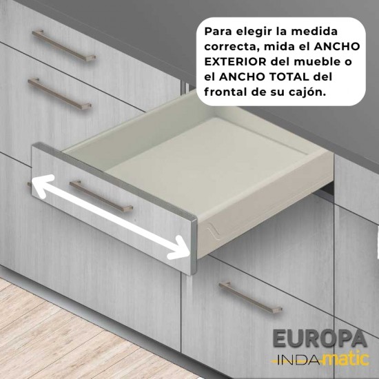 Cajón Cocina PVC Blanco Europa