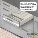 Cajón Cocina Cubertero Doble PVC Blanco Europa
