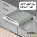 Bandeja PVC Gris para Cajón de Cocina Europa