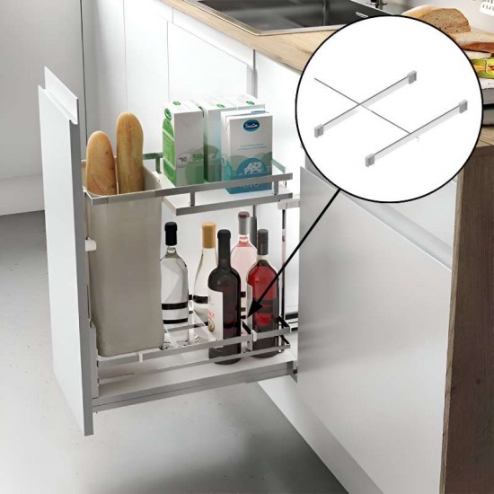 Separador para Extraíbles Paneros Cromo Flat