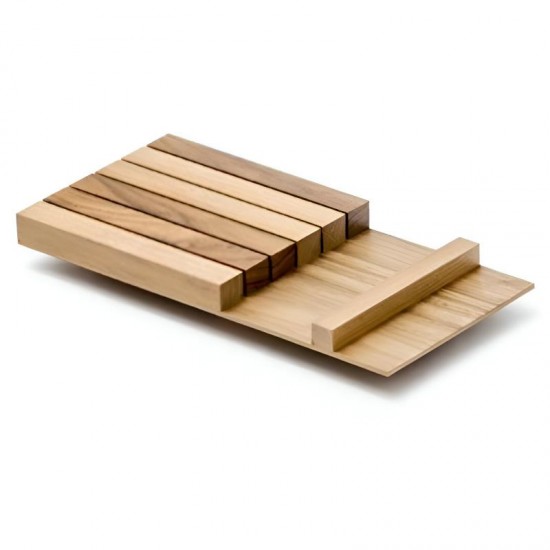 Cuchillero en Nogal para Cuberteros Serie Fineline