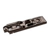 Base Recta para Bisagra Sensys Negro Obsidiana