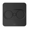 Modulo de Enchufes Twist 2 Rectangular Negro