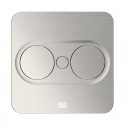 Modulo de Enchufes Twist 2 Rectangular Inox