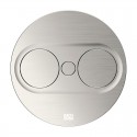 Modulo de Enchufes Twist 2 Redondo Inox
