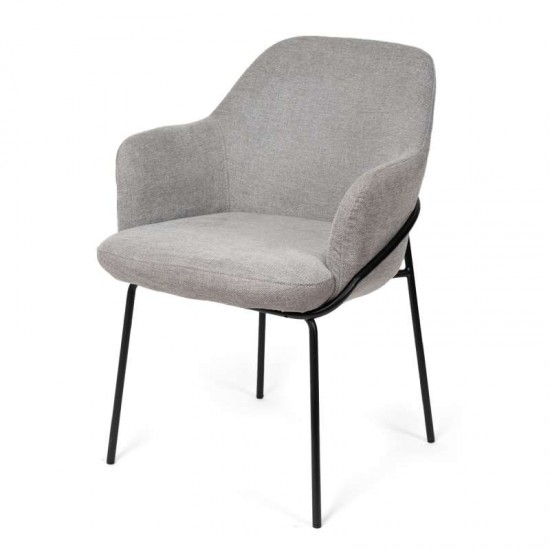Silla Abigail Gris Claro