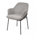 Silla Abigail Gris Claro