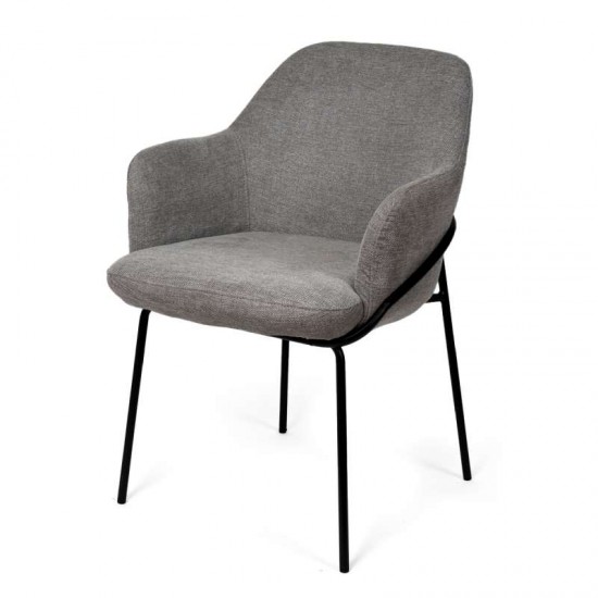 Silla Abigail Gris Oscuro