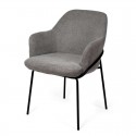 Silla Abigail Gris Oscuro