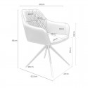 Silla Amalia Gris Claro