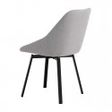 Silla Amelie Gris Claro