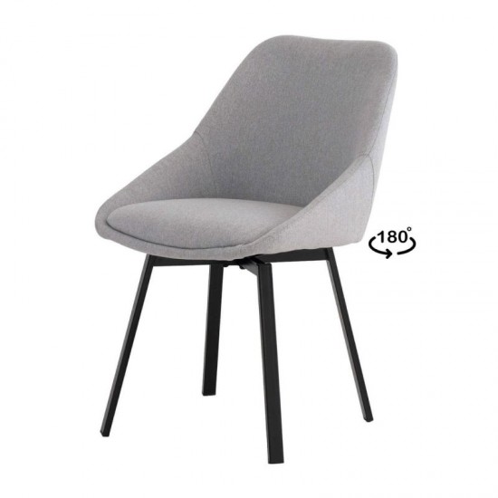 Silla Amelie Gris Claro