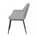 Silla Isabella Gris Claro (Pata Negra)