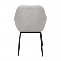 Silla Isabella Gris Claro (Pata Negra)