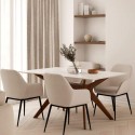 Silla Isabella Beige Pata Negra