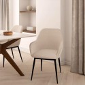 Silla Isabella Beige Pata Negra
