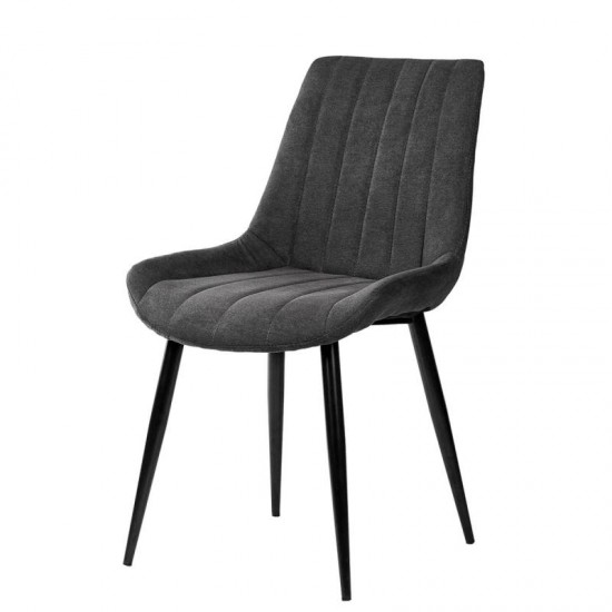 Silla Mila Gris Oscuro