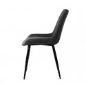 Silla Mila Gris Oscuro