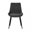 Silla Mila Gris Oscuro