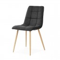 Silla Minnie Gris Oscuro