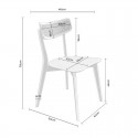 Silla Shirley Roble Beige