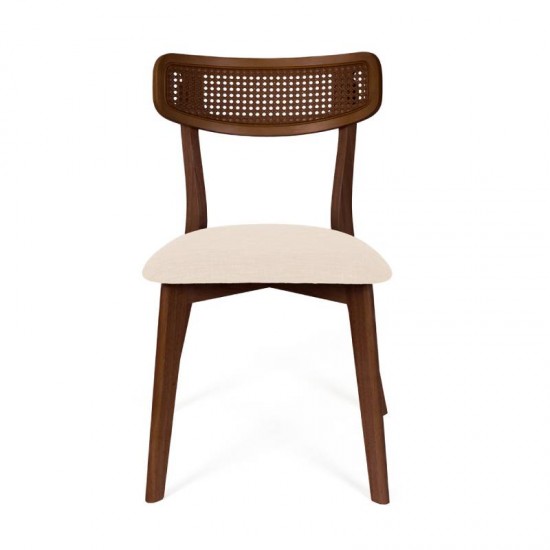 Silla Shirley Nogal Beige