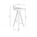 Taburete Duke Beige