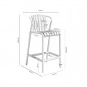 Taburete Bajo Bastian Beige