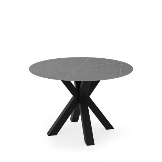 Mesa Fija Fiorella Gris/Negro
