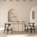 Mesa Fija Lorraine 220 Travertino