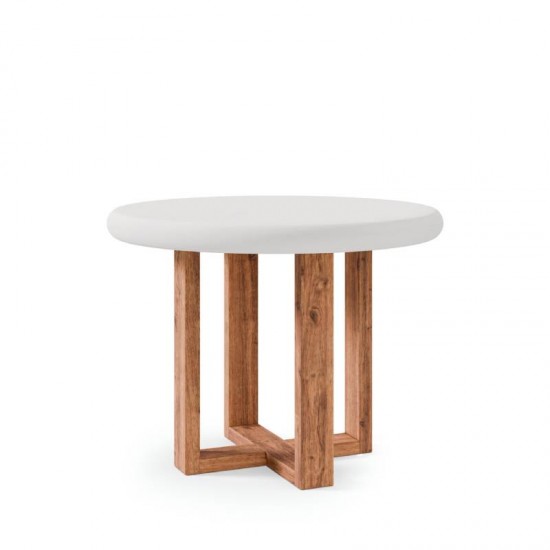 Mesa Fija Violette Blanco Roble