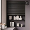Kit Persiana Box Milano Negro Mate Lama 40