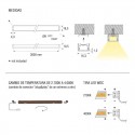 Perfil Luz Led Lineal Moove 1