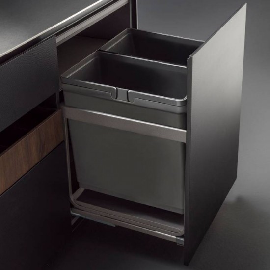 Cubo de Basura para Mueble Bajo Kombi Antracita