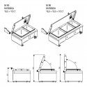 Cubo de Basura para Mueble Bajo MoveBin Antracita