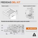 Cajón de Cocina Tandembox Antaro M 65 kg