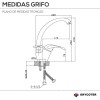 Grifo Fregadero Monomando Vertical GF120