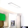 Lámpara Plafón Integrity Fluorescente en Aluminio Satinado y Blanco