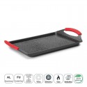 Plancha Grill Rectangular Lisa Black Eco-Piedra