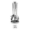 Juego de Cocina 5 Piezas Inox 18/10 con Pie Giratorio Súper Monoblock