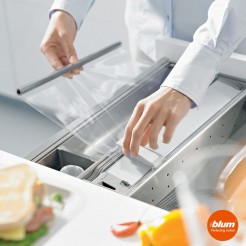 Cortador papel film plastico cocina CAJON ORGALINE cocina Blum