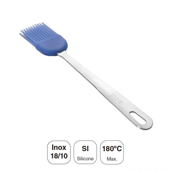 Pincel Silicona Mango Plano Inox
