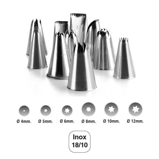 Set de 6 Boquillas Estrellas