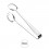 Pinza Hielo Luxe Inox 18% Cr.