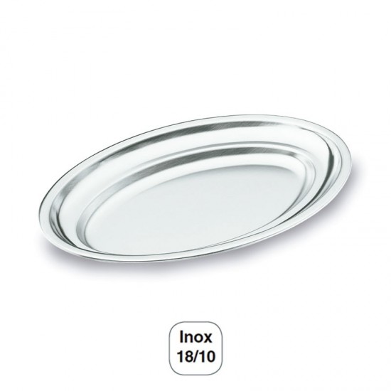 Fuente Oval Pulido Satinado Inox 18/10