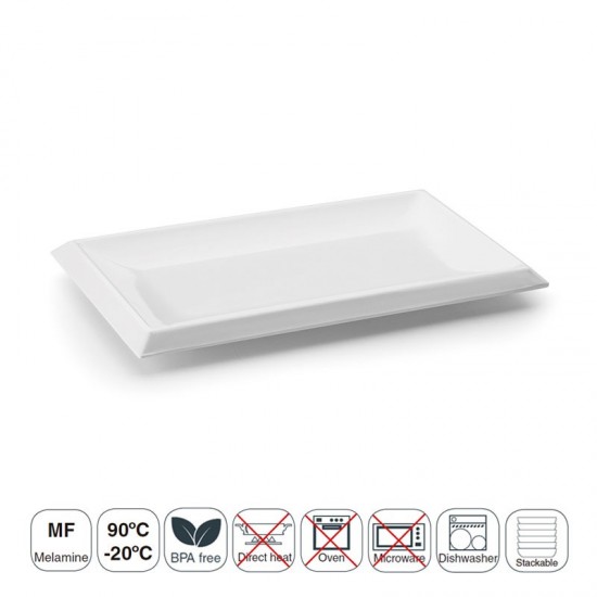 Bandeja Rectangular White Classic