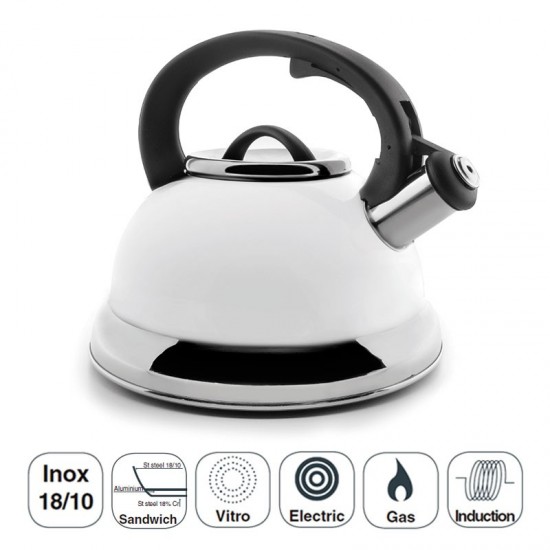 Hervidor Silbante 2,5 l Inox 18/10