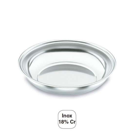 Plato Camping Hondo Inox 18% Cr.